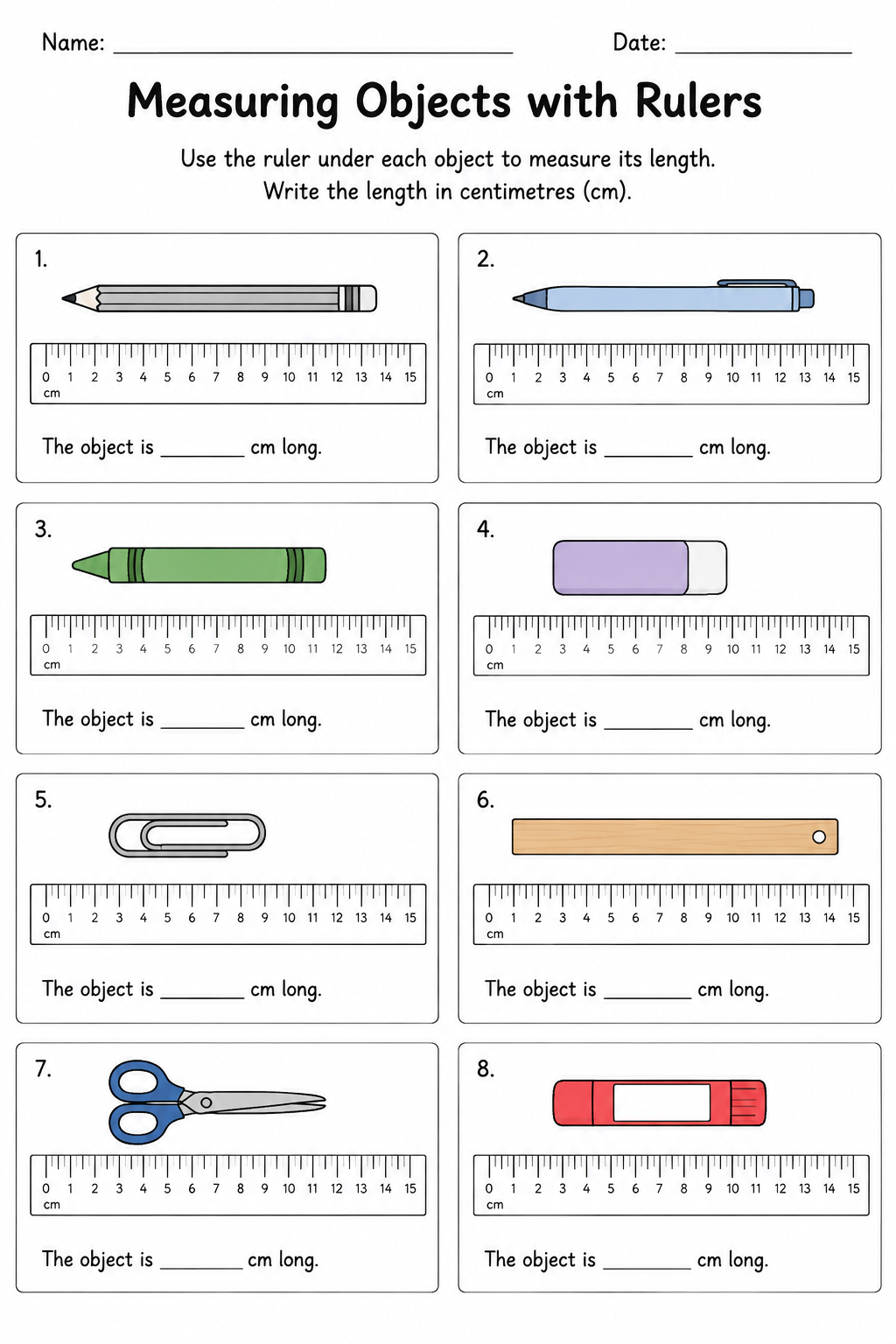 Measuring Objects with Rulers