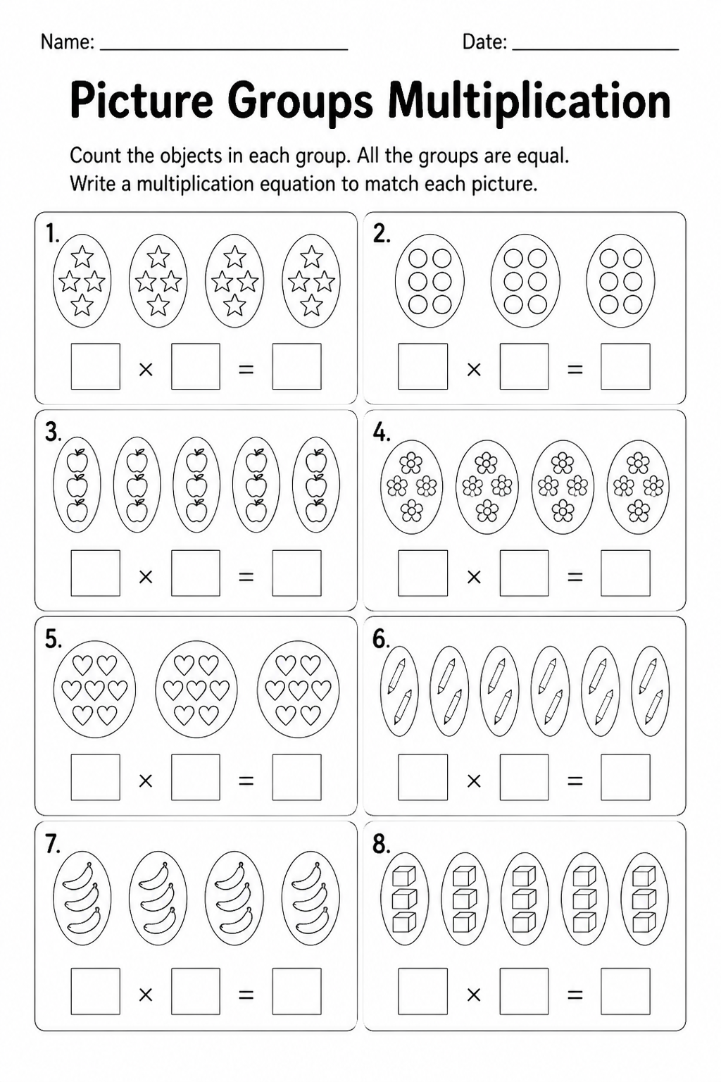 Picture Groups Multiplication