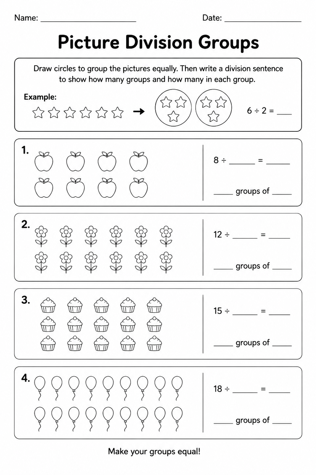 Picture Division Groups
