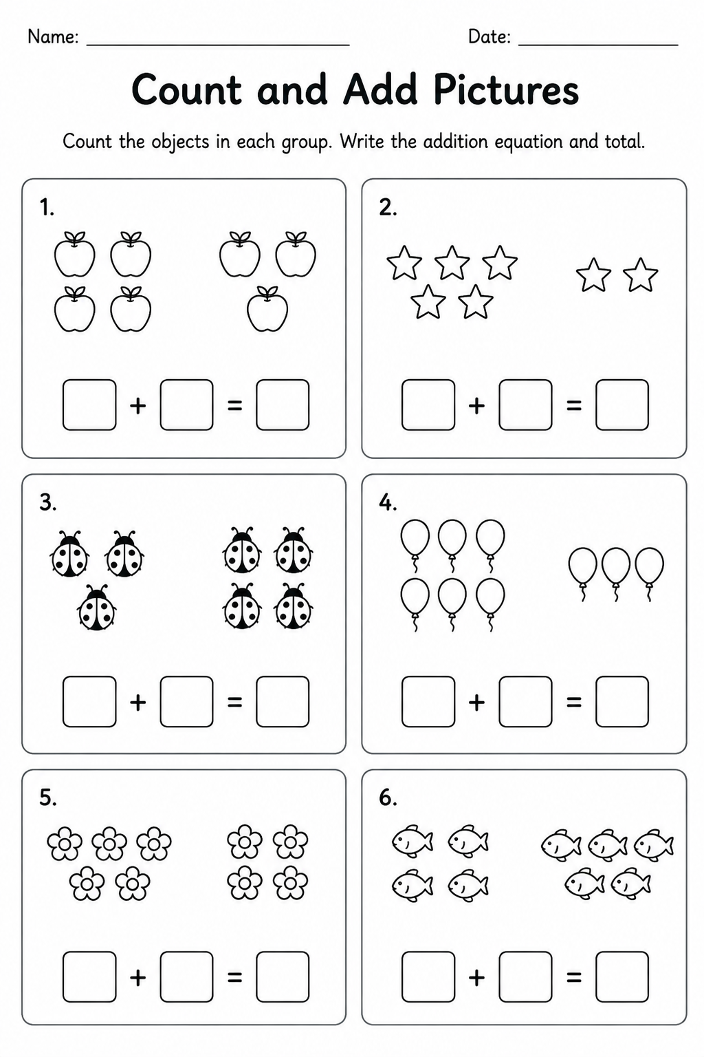Count and Add Pictures