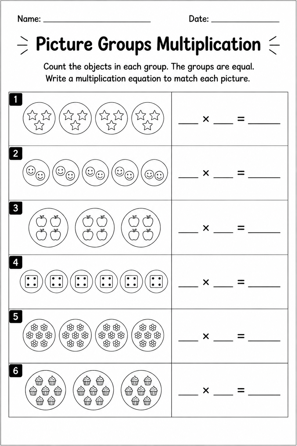 Picture Groups Multiplication