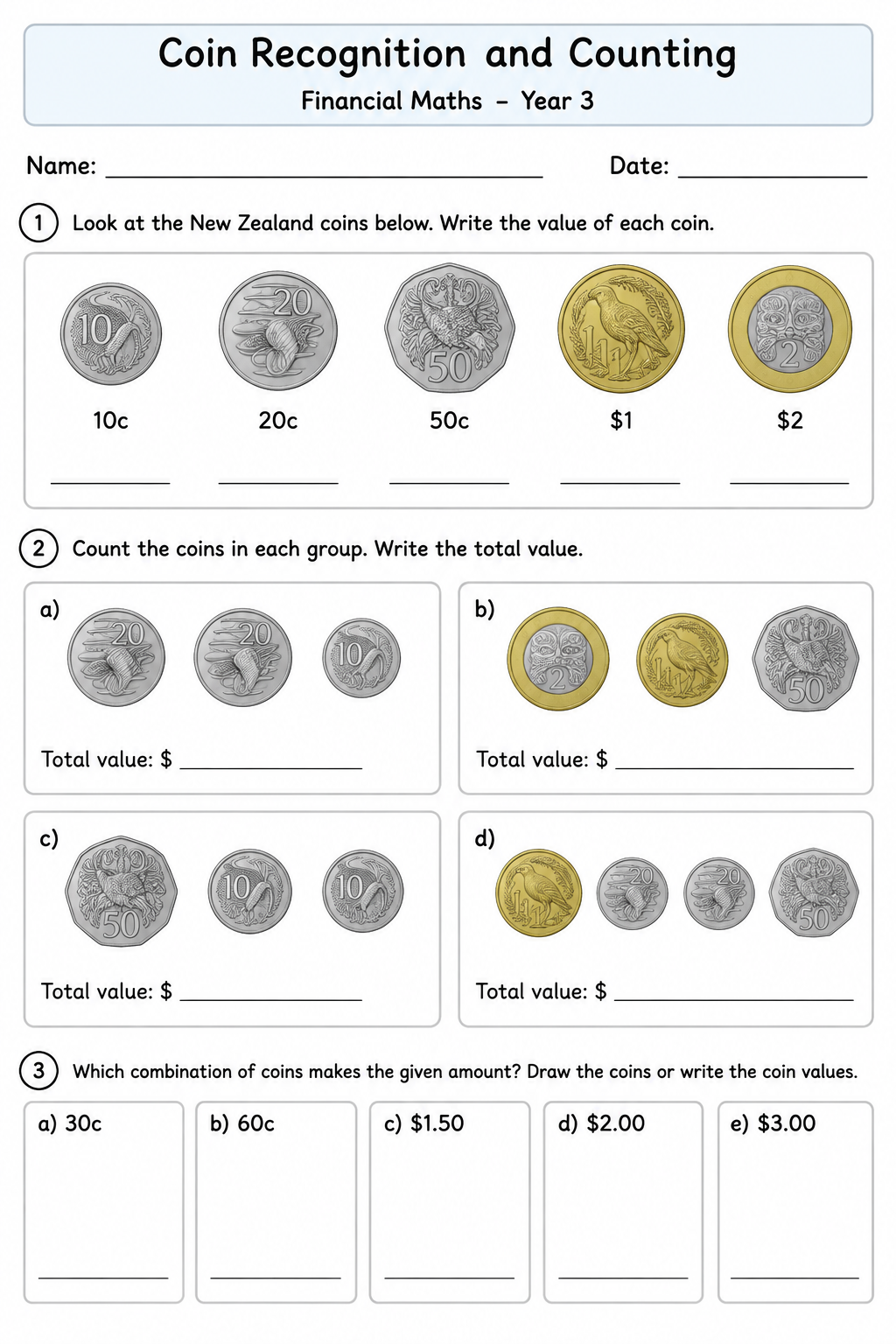 Coin Recognition and Counting