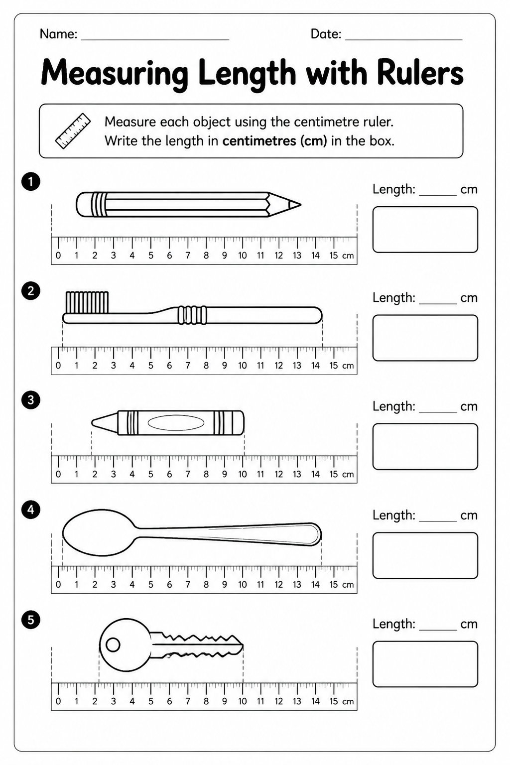 Measuring Length with Rulers