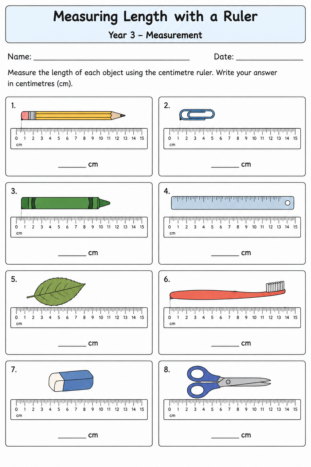 Measuring Length with a Ruler