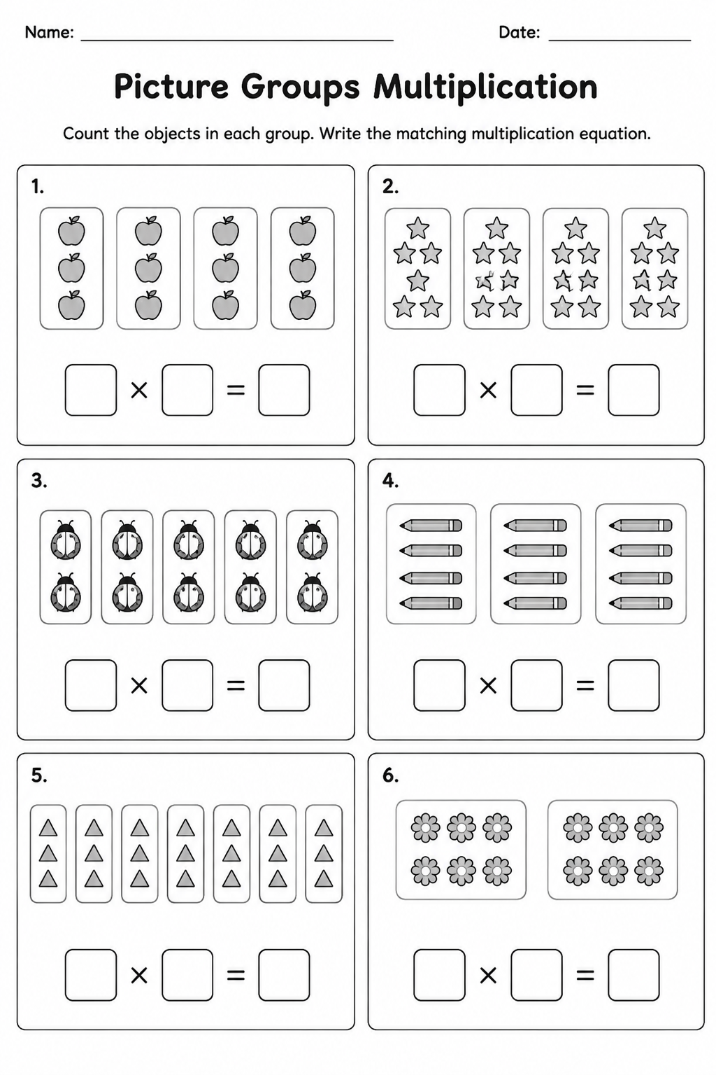 Picture Groups Multiplication