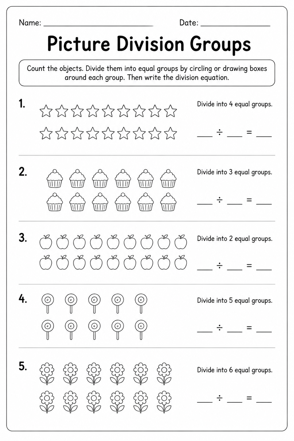 Picture Division Groups