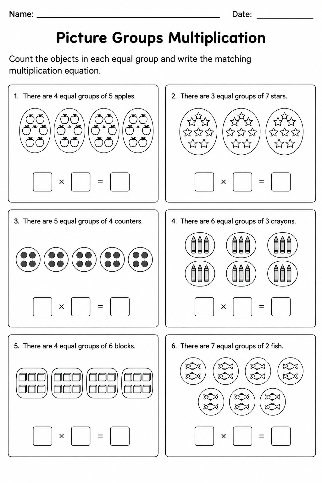 Picture Groups Multiplication