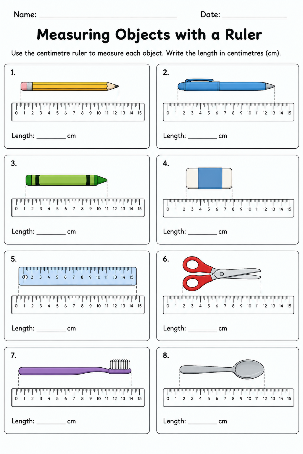 Measuring Objects with a Ruler