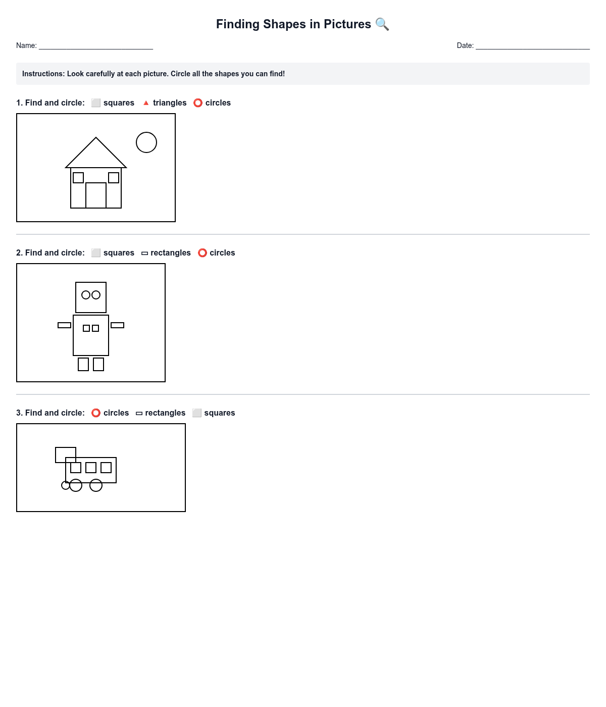 Finding Shapes in Pictures
