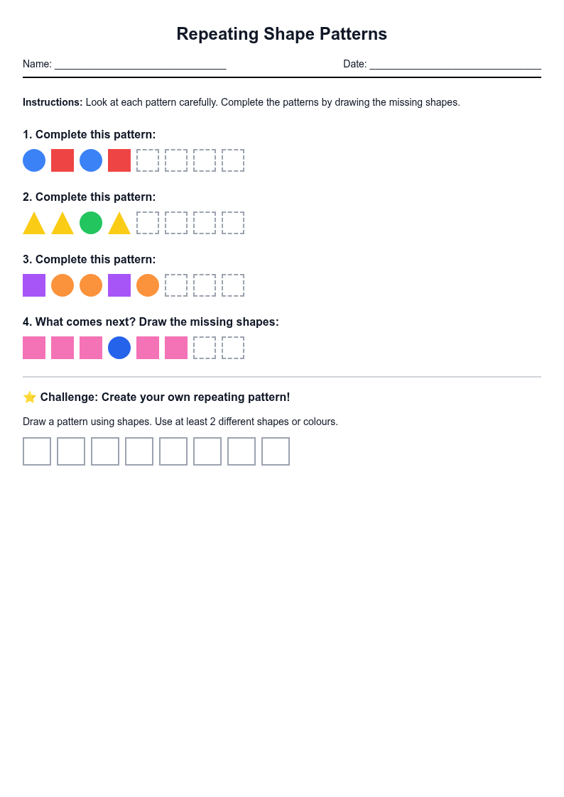 Repeating Shape Patterns