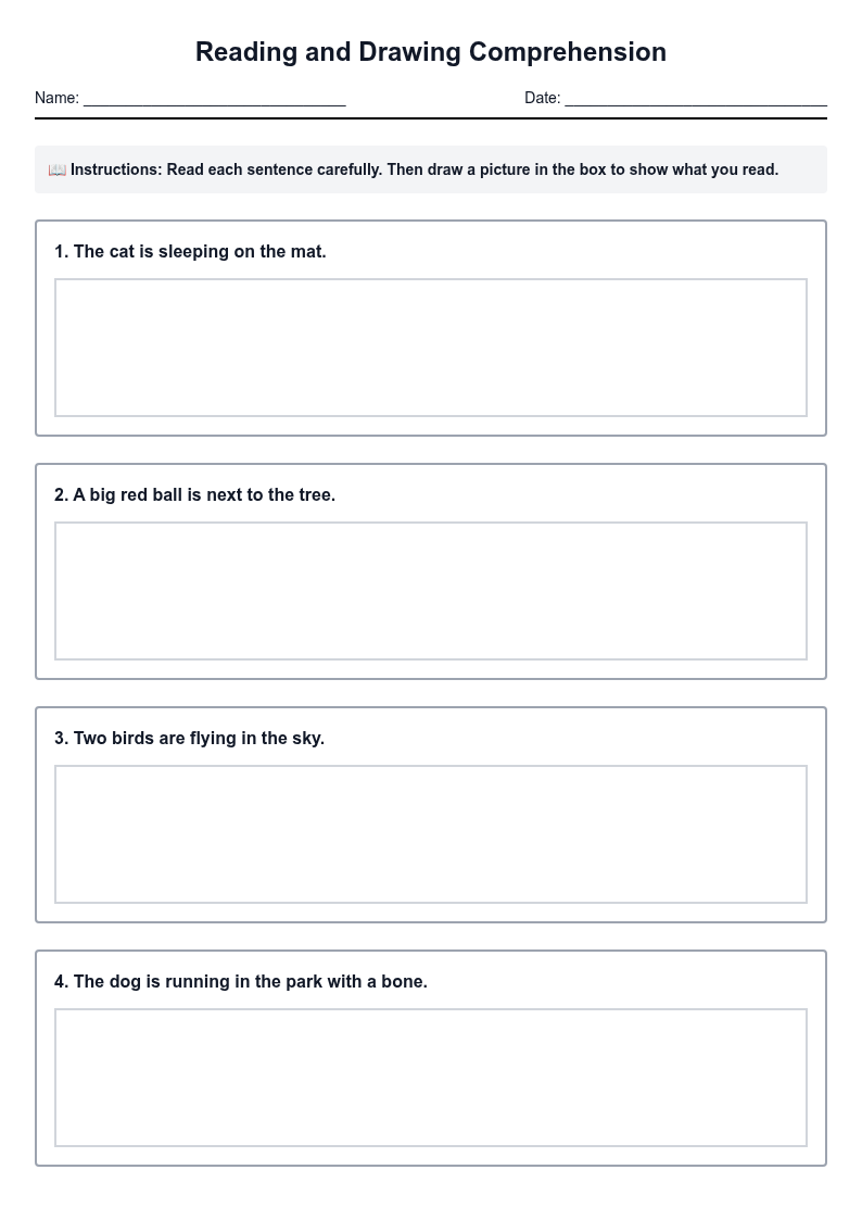 Reading and Drawing Comprehension