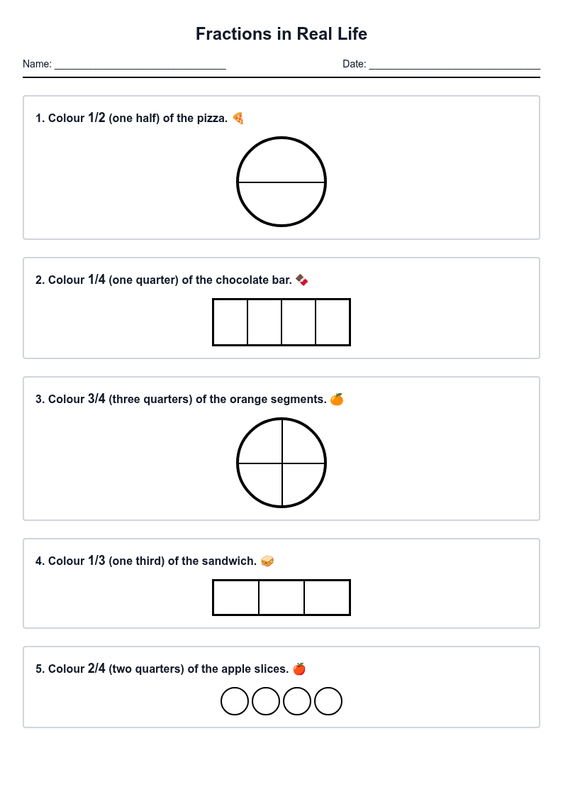 Fractions in Real Life
