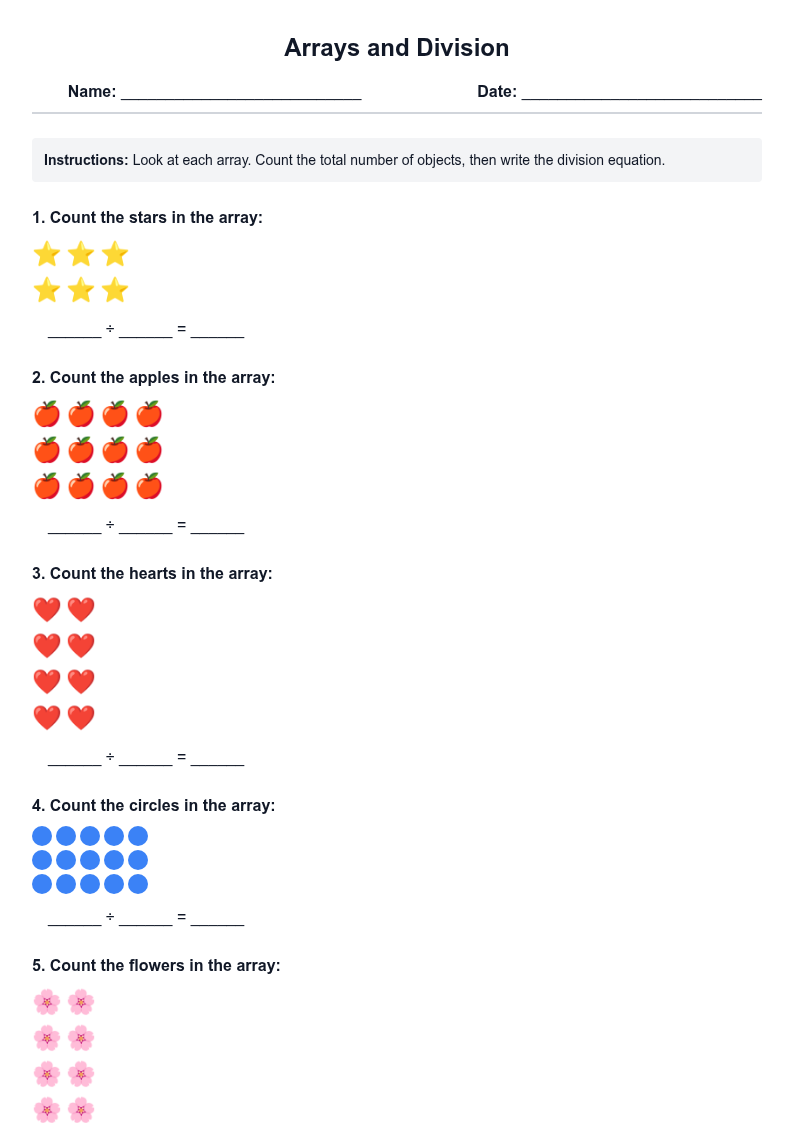 Arrays and Division